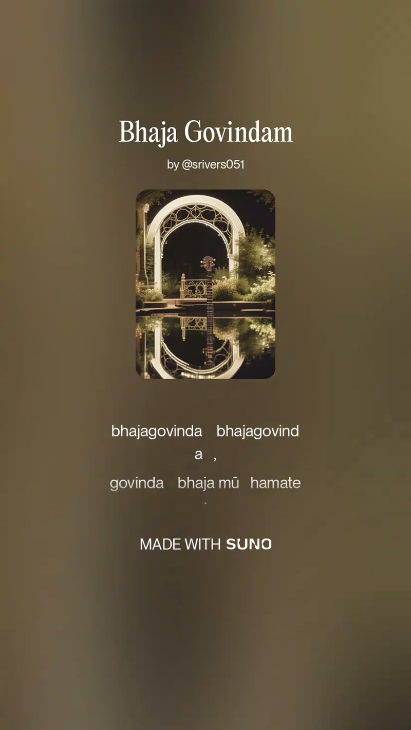 Bhaja Govindam