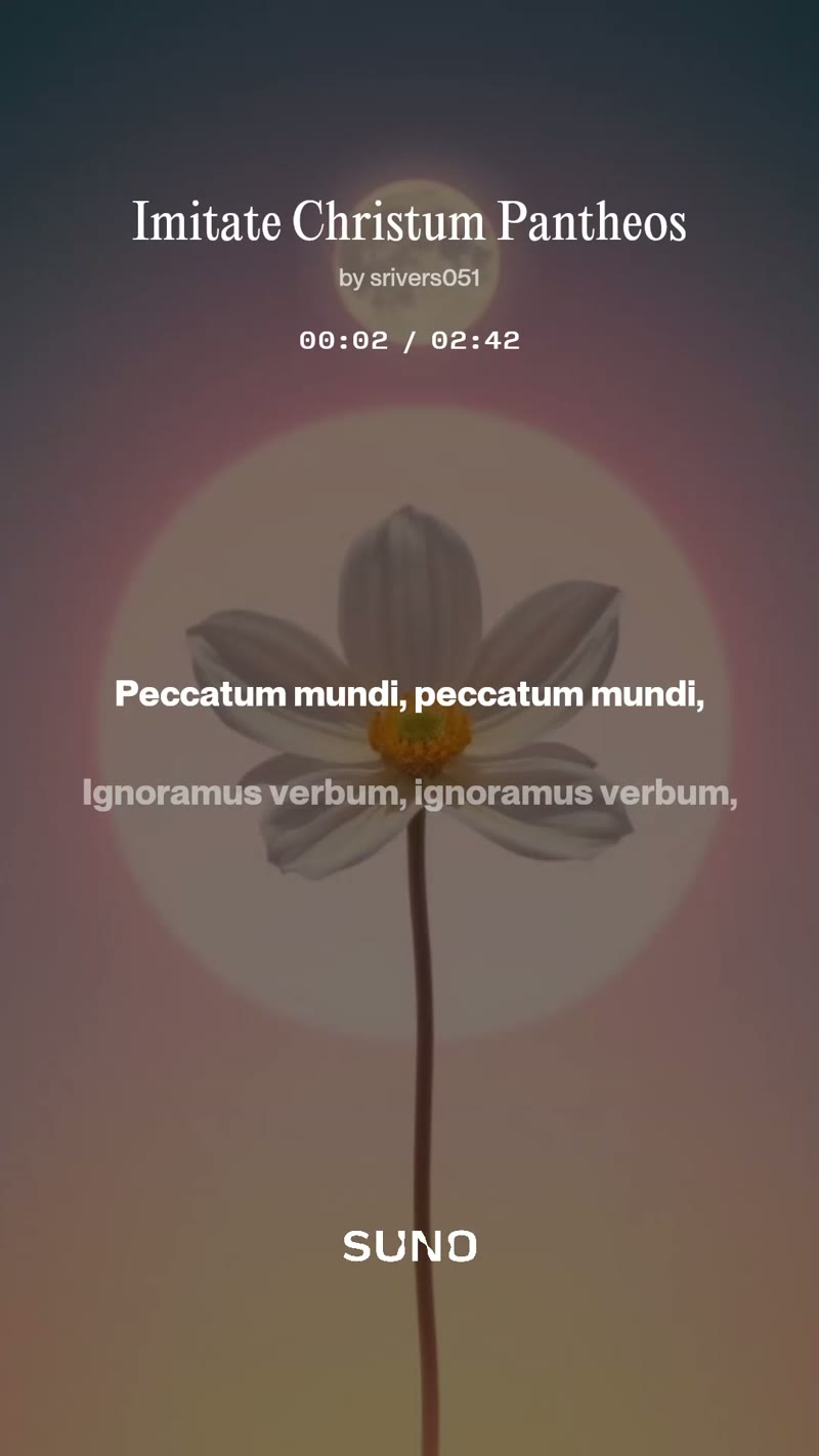 Imitate Christum Pantheos